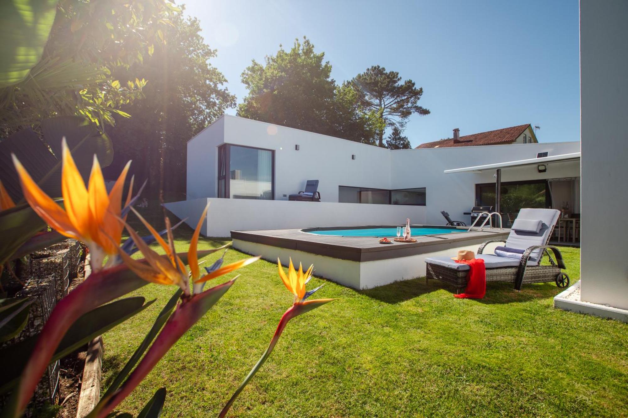 Villa Con Piscina Y Jardin, Santiago De Compostela Teo Bagian luar foto